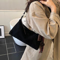 retro bag women's bag new arrival maillard color frosted easiest for match armpit bag casualclassy sense shoulder bag