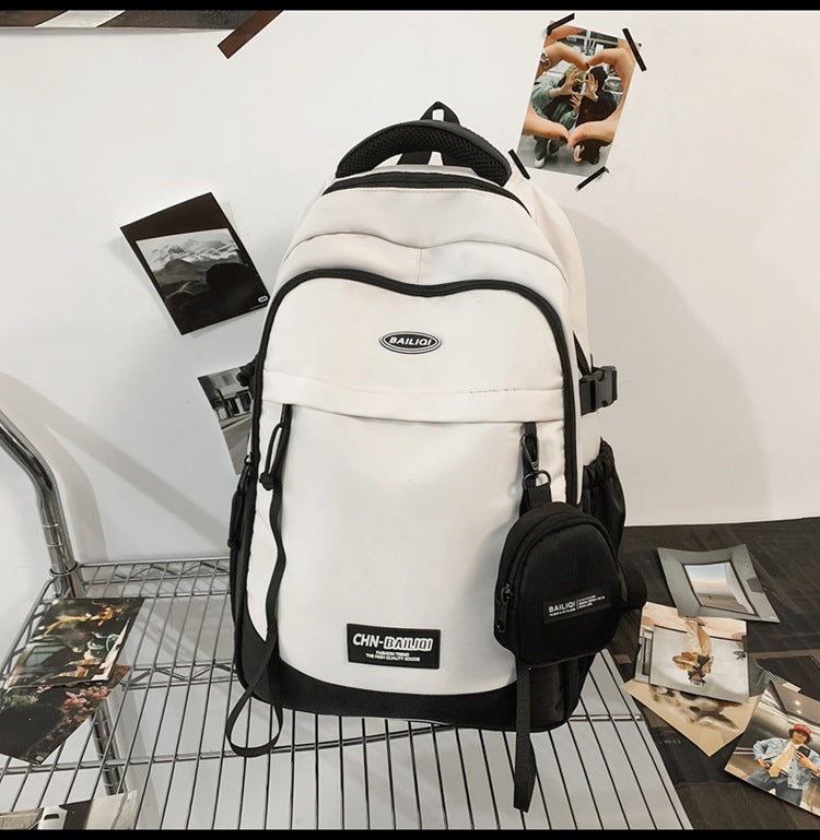 New large capacity backpack - graffiti casual backpack for middle school, high school, and college students - printed colorful school bag