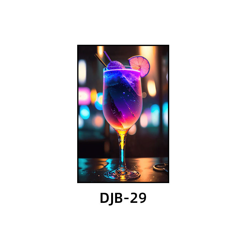 Bar luminous decorative painting ktv box atmosphere led hanging painting nightclub club trend creative neon mural