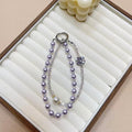 2c rhinestone butterfly double chain [purple]