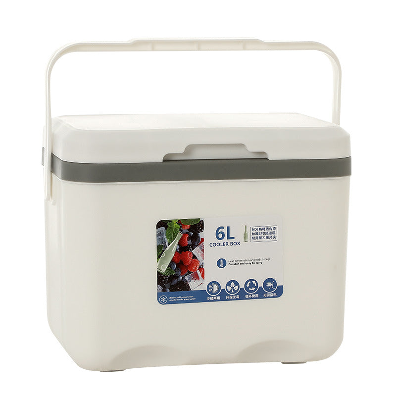 Insulated box outdoor camping picnic ice cube refrigerated car refrigerator commercial cold box stall ice box portable ice bucket