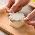 Four-piece seasoning set: transparent sauce dispenser bottles for outdoor bbq, kitchen spice jars, and condiment containers