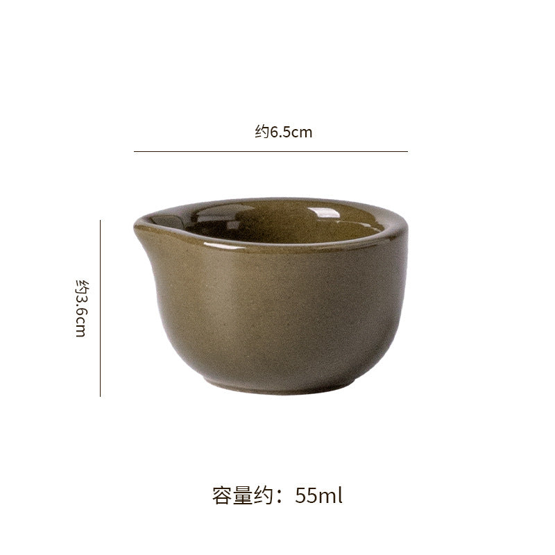 Retro ceramic small flavor dish restaurant hotel for home dipping snack dish hot pot cold dish side dish seasoning soy sauce dish
