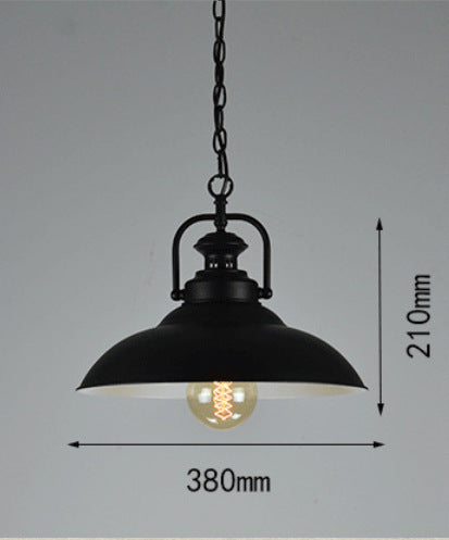 Cross-border  retro industrial windshield chandelier restaurant living room hotel bar Internet cafe wrought iron glass chandelier