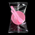 Beauty mask bowl individually packaged mask mixing tool three-piece set plastic bowl + stirring stick + 20ml measuring spoon