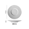Nordic rock texture ceramic steak plate - premium ceramic tableware for restaurants and hotels
