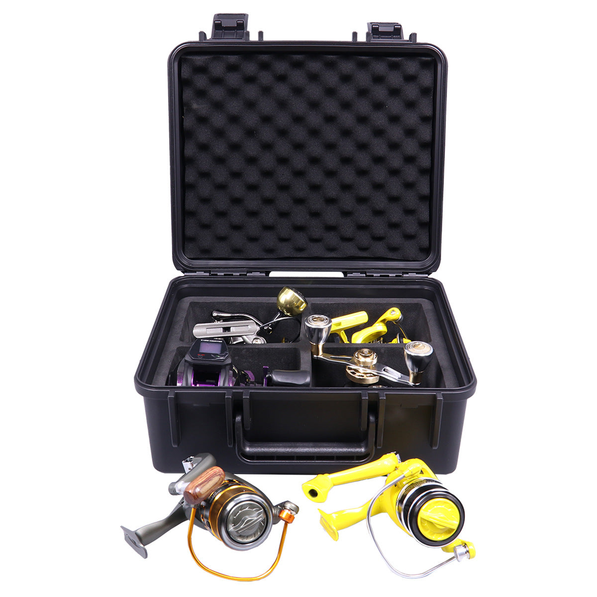 Customized case, fishing wheel, luya wheel, water drop wheel, spinning wheel, storage box, waterproof box.