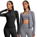 Eco-friendly & renewable fabric cross-border yoga set: high-elasticity, figure-hugging, back-smoothing yoga bra & running fitness apparel for women