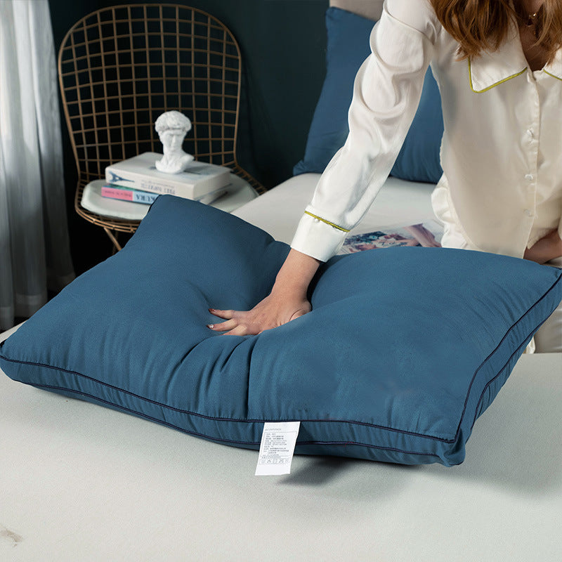 Pillow core pillow hotel pillow core household neck pillow hilton style feather velvet dormitory dropshipping factory
