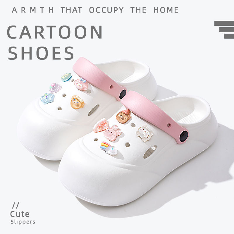 Women's high heel platform clogs - new anti-slip beach sandals & slippers for women - summer outdoor wear