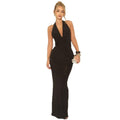 new arrival: hot-selling cross-border  deep v halter neck maxi dress - elegant, high-quality, and premium feel