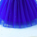 exclusive supply—european and american new children's dress suspender off-shoulder starry sky mesh skirt flower girl princess dress for children