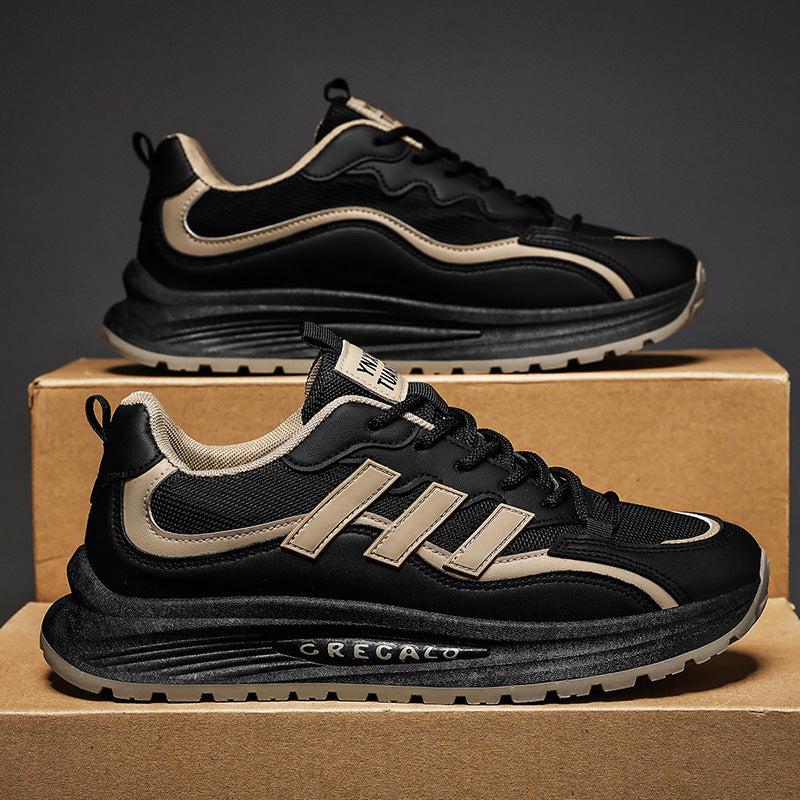 Men's shoes: 2026 spring new arrivals - trendy, versatile, bestselling chunky sneakers. thick-soled, durable, breathable, casual athletic shoes for students