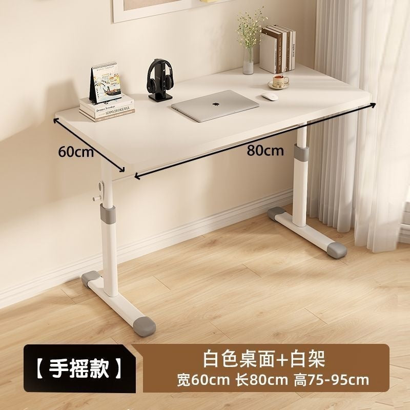 Student home writing desk, kids' study table, adjustable height computer desk, desktop office table, height-adjustable desk, writing desk