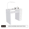 Widened 45cm nail table and chair set - special offer! economical single/double, light luxury, multi-functional, odorless, carbon steel with baked enamel finish