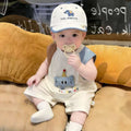 Baby summer unisex romper: adorable, stylish, lightweight sleeveless bodysuit for newborns and young babies - perfect summer outfit!