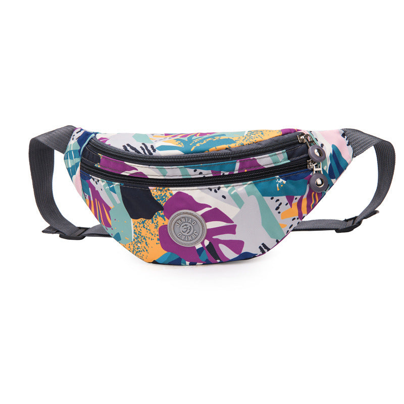 Cross-border hot-selling fashion popular women's fanny pack Oxford cloth chest messenger bag breast bag wholesale order FANNY PACK