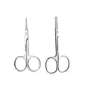Keqi multifunctional eyebrow beauty scissors eyebrow trimming scissors nose hair scissors small scissors elbow pointed scissors beauty tools