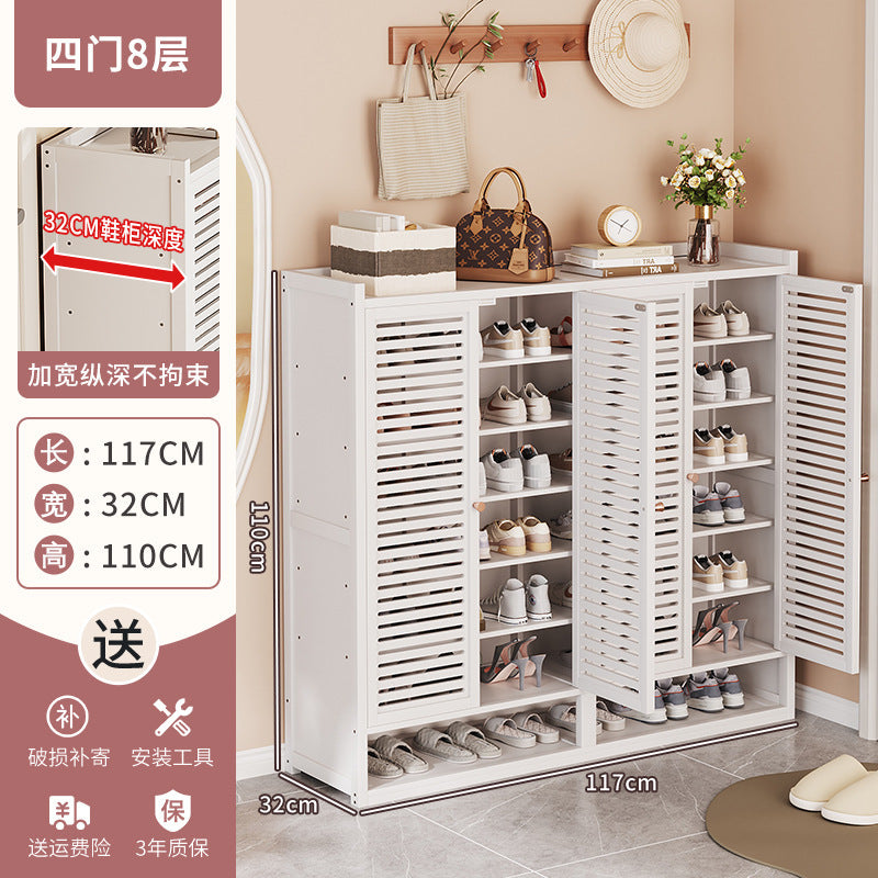 Simple shoe rack at home, large-capacity shoe cabinet at the door, cabinet for storing shoes, dustproof 40 pairs of shoes, new door cabinet