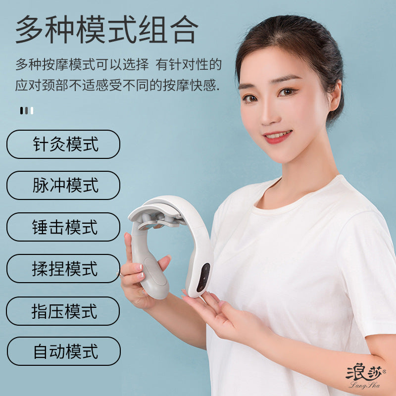 Cervical spine massager neck massager multifunctional spine neck shoulder neck hot compress neck protector for home