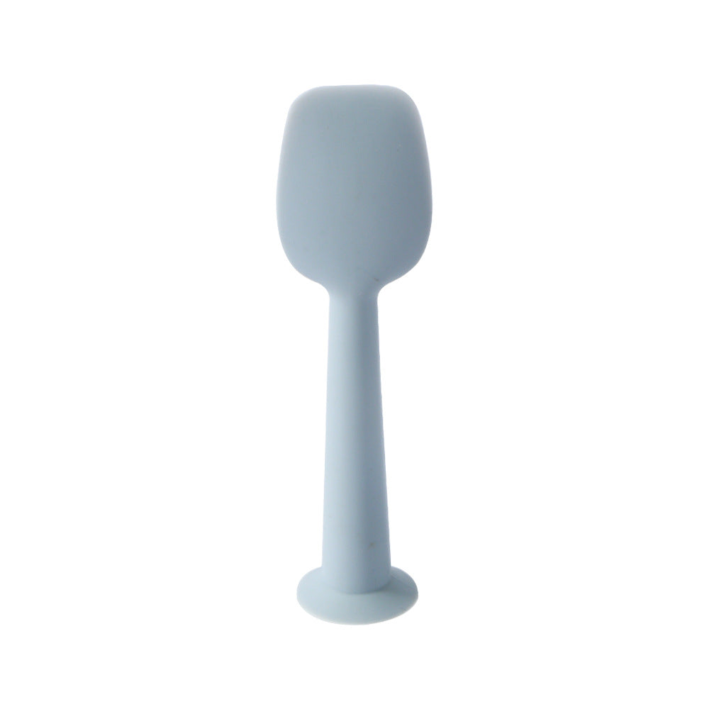 Amazon hot-selling all-in-one silicone soft spatula spoon baby cream applicator with suction cup - wholesale baby care supplies