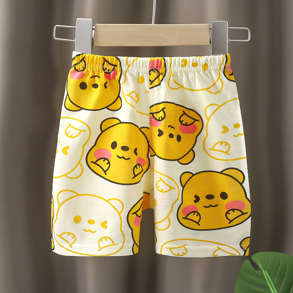Summer kids' pure cotton shorts, baby pants, boys' and girls' all-cotton casual pants, toddler and child's undershirts - dropshipping available