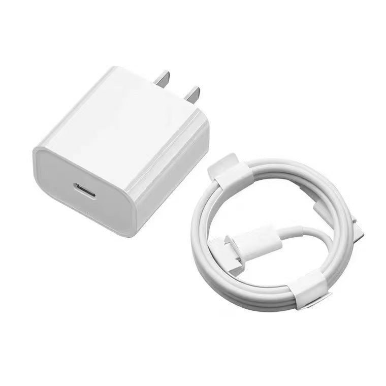 Suitable for apple 14 charging head pd20w mobile phone fast charging head iphone15 charger head 30w set data cable