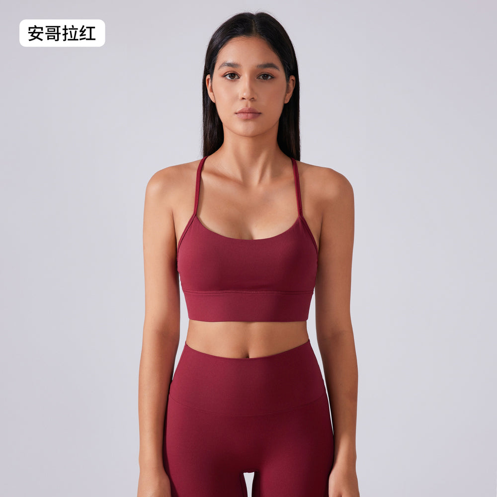 New women's running sports bra - sexy y-back, shockproof, push-up yoga sports bra daw200