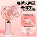 6 new handheld mini fan - cute, portable, silent, mini, student usb rechargeable with extra long battery life