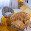 Futon cushion kids heightening butt cushion petals lazy cushion floor stool tatami cushion ginger yellow