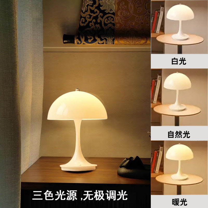 Nordic bedside bedroom cross-border table lamp headlamp eye protection touch usb table lamp night light bedside lamp bud charging