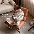 Factory direct rotating lazy sofa chair - designer style recliner for living room or balcony - casual single seater