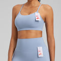 Lulu-style shockproof sports bra, lycra high-elasticity breathable yoga tank top, cross-border new arrival, beautiful back design, fitness bra