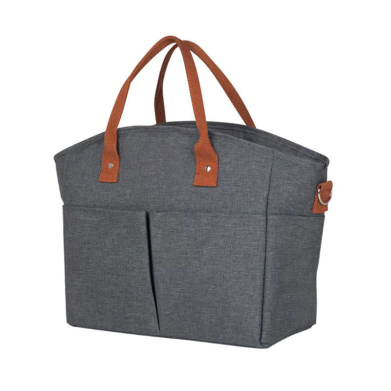 lunch bag men's and women's bento bag aluminum foil thermal insulation refrigerated large capacity outdoor portable picnic lunch box bag