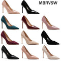 spring/autumn new arrivals: plus-size women's heeled pumps for cross-border e-commerce. sizes 34-43 available. wholesale options available. dropshipping to  and