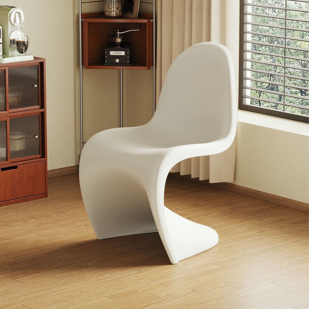 Simple modern for homethickened dining chair scandinavian stackable plastic back chair designer popular makeup chair