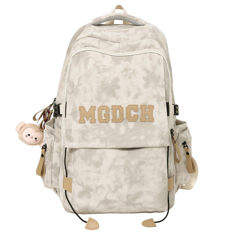 School bag men's college students middle school students ins high quality wholesale junior high school girls primary school students alphabet backpack