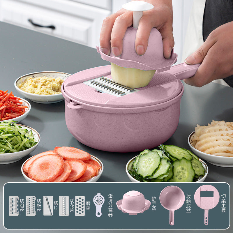 Multifunctional kitchen gadget: vegetable slicer & shredder - potato shredder, grater, and slicer for home use