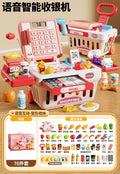 Pink voice cash register [76-piece set] gift box