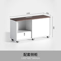 Single table with matching activity cabinet