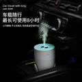 Car desktop bedroom humidifier - oscillating, adjustable, color-changing ambient night light, aromatherapy, car humidifier