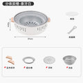 Outdoor camping style tea making stove, zibo charcoal barbecue stove, for home small multi-function smokeless barbecue grill heating stove
