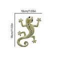 Nordic gecko wall hanging popular wall background pendant wall decoration soft wall decoration three-dimensional high-end casual