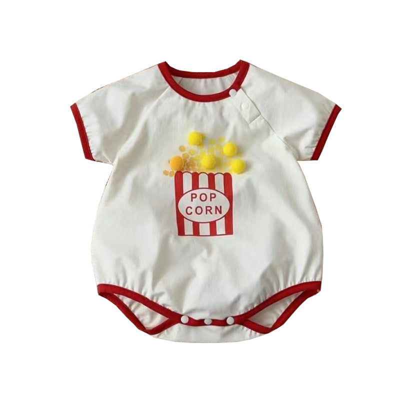 Newborn baby clothes unisex rompers summer outfits crawling suit baby onesies summer thin style infant short sleeve bodysuit