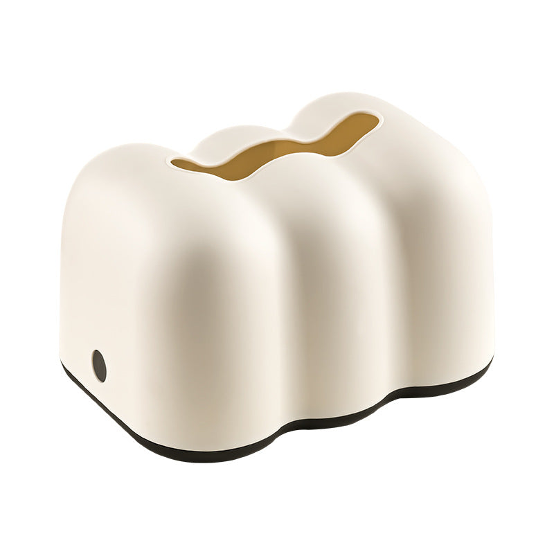 Cloud tissue box - office desktop tissue dispenser - creative wall-mounted, punch-free design for bathroom & kitchen