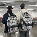 High school student backpack for boys, middle school wear-resistant casual backpack for girls, 2025 new fashionable versatile laptop backpack