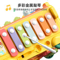 Kids multi-function six-in-one piano whack-a-mole baby toy kids early education month baby pull radish game