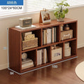 Bookshelf storage rack simple floor-standing wall-mounted storage cabinet rental house multi-layer living room for home bedroom small bookcase