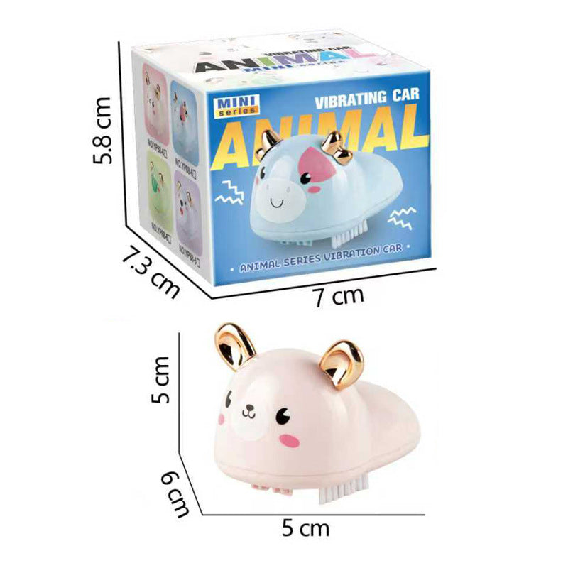 Electric brush sliding shock car puzzle cartoon avoidance car sensor avoid obstacles learn to crawl baby kids toy
