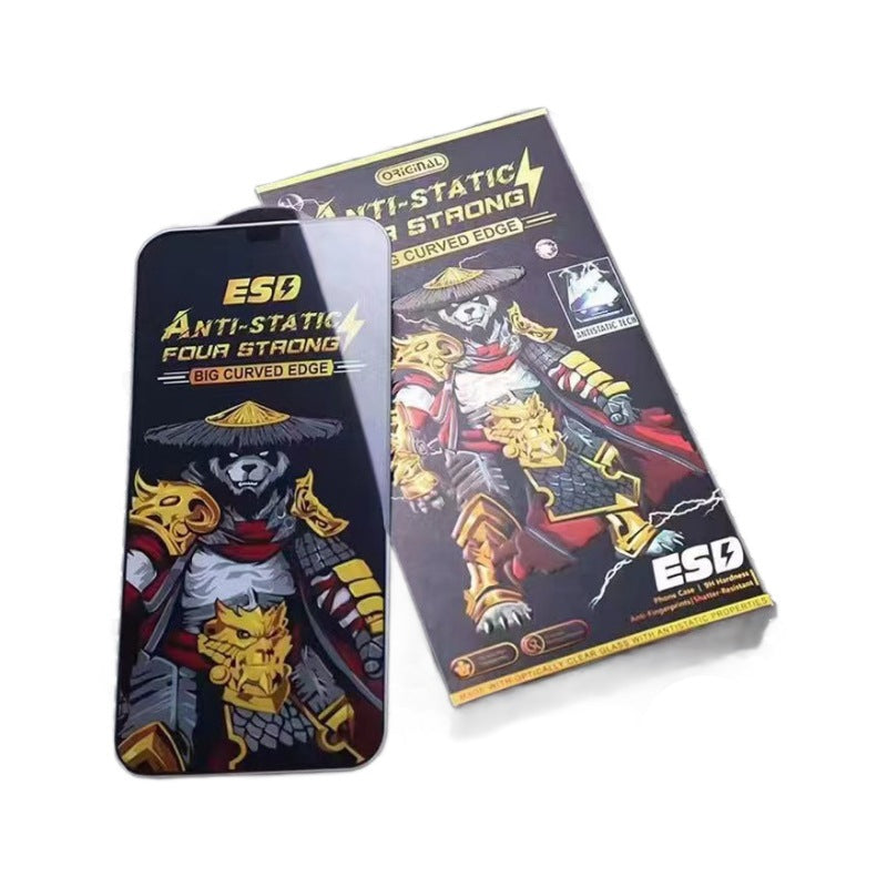 Suitable for oppo reno 4 hunter anti-static hd tempered glass screen protector q3s full coverage high-alumina mobile phone film a32